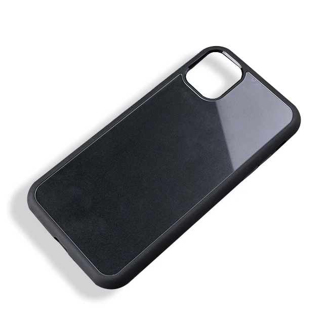 

For iphone 11P9 tpu pc glass material mobile phone bags cases phone cases, Black