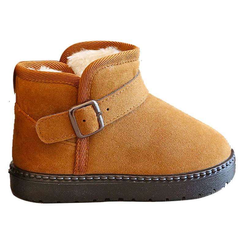 

Bairuilun 2021 Children Shoes Girl Winter Unisex Shoes Warm Snow Boots Women Ankle Boots