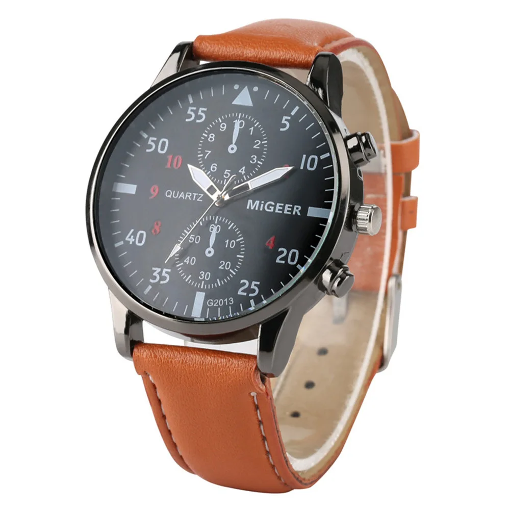 

New Style Watch With Wallet Set Leather Strap Watch For Men Gift Watch With Fashion Personality Purse With Luxury Box Packaged