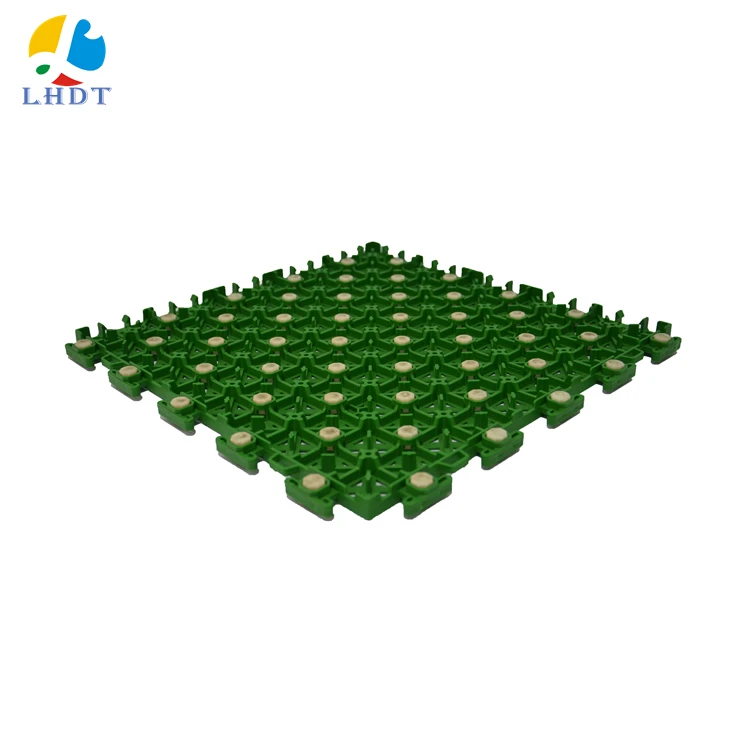 

New High quality plastic Modular interlocking outdoor Assembled interlocking flooring PP plastic with cushion, 12 colors