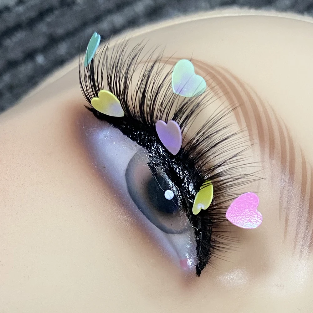 

New Trend Custom Cruelty Free 3d Faux Mink False Other Eeyelashes Wholsale Silk Butterfly Lashes with Decorations