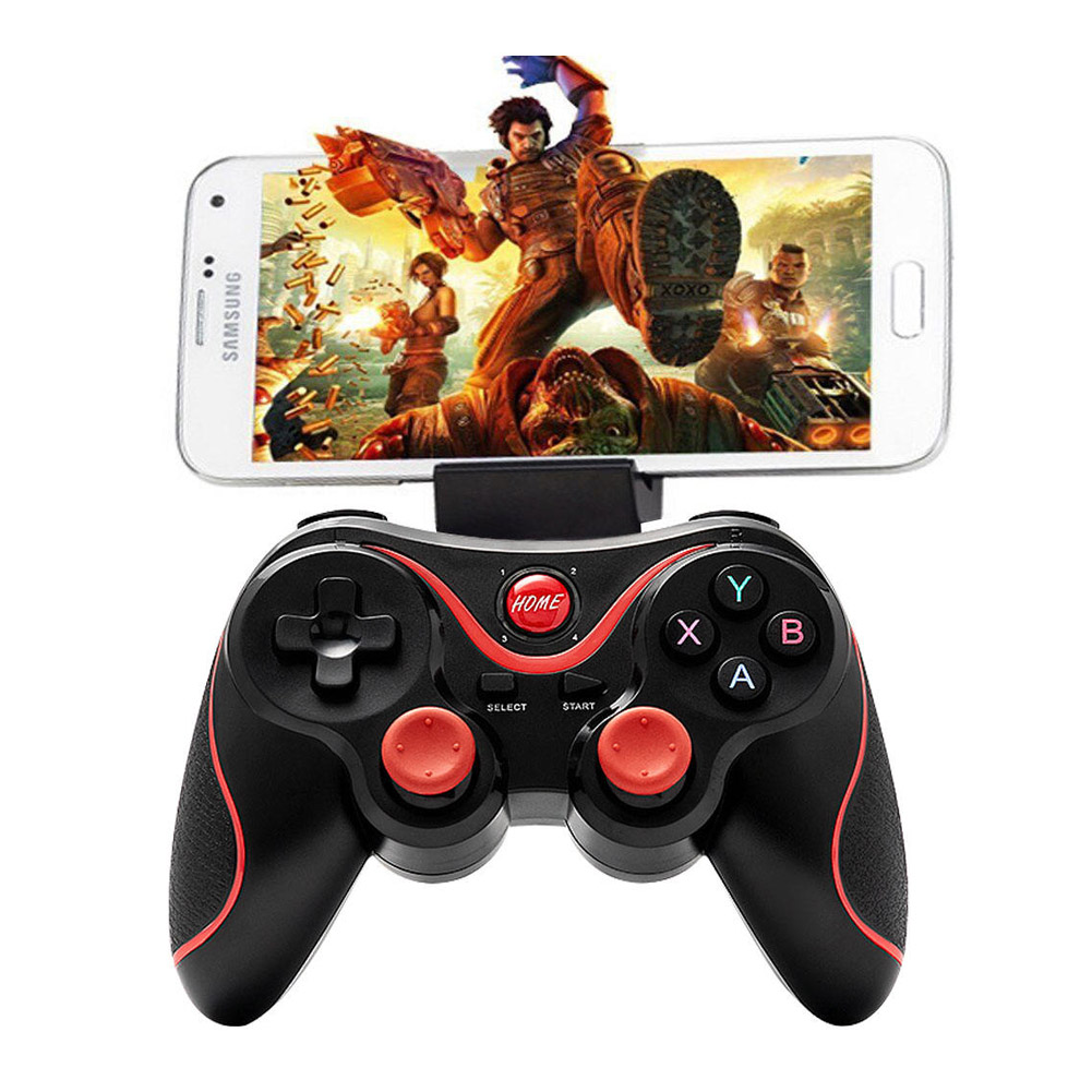 

Wireless Gamepad Joystick Game Controller Bt3.0 Remote Control Joystick For Mobile Phone Ios Android Tablet Tv Box Holder T3 X3