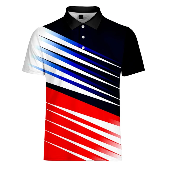 

2020 Wholesale Promotion Short Sleeve T Shirt Cheap Polo Shirt 100 Polyester Fabric Custom Digital Printing, Custom color