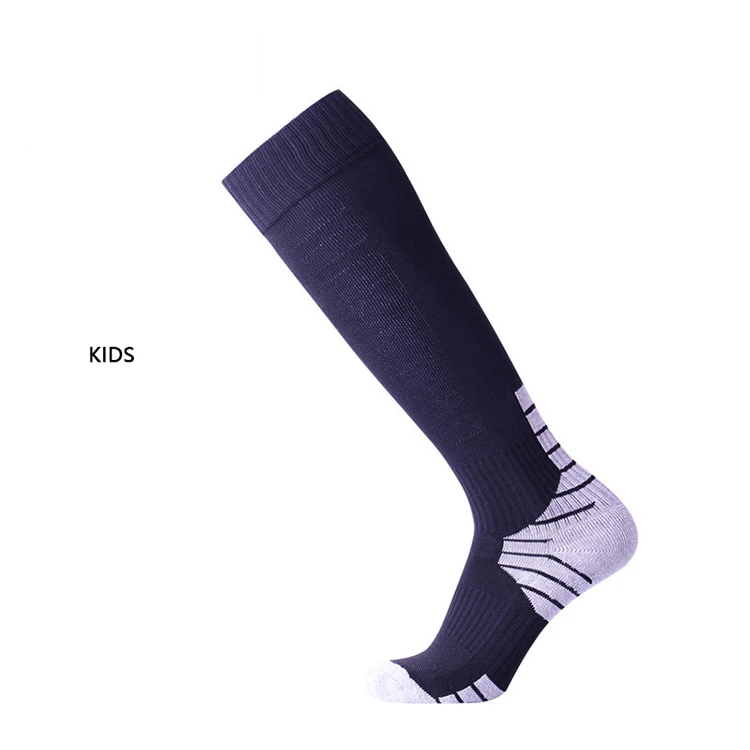 

OEM Wholesale Custom Logo Man Athletic Nonslip Kids Football Socks Sports Sock, As picture shows