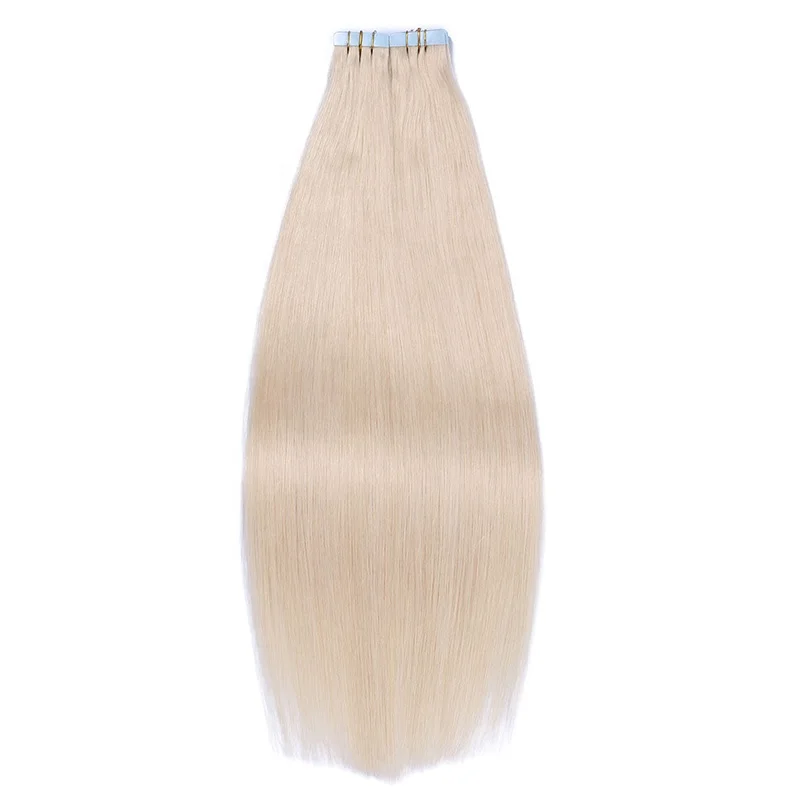 

Hot Sale Luxury Color 60 Russian Virgin Remy Tape in Hair Extensions