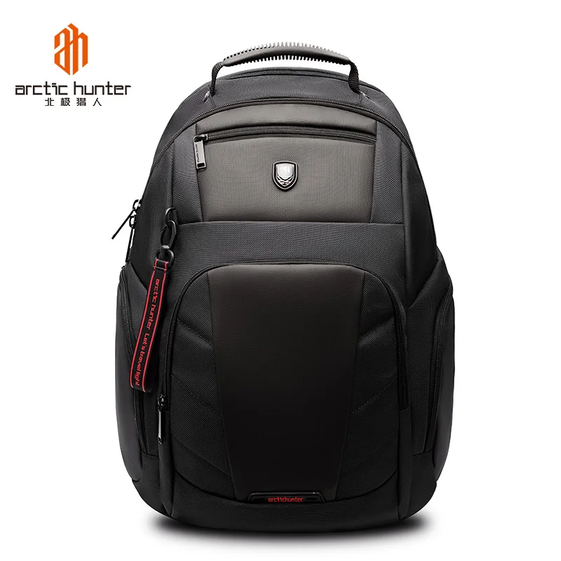 

Mochila Impermeable Polyester RFID USB Laptop Men's bag Business Travel Notebook Antirrobo Anti Theft Backpack Black, Black/blue/grey