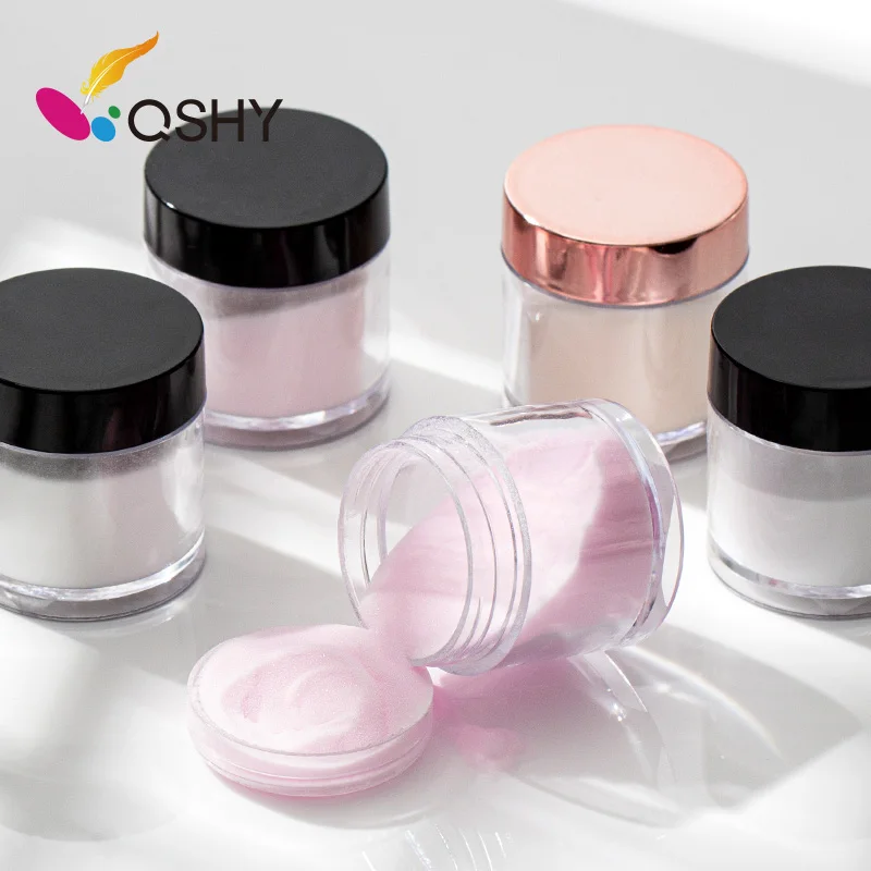 

QSHY Wholesale Professional 5 Color Nail Art Dipping Acrylic Powder for Nail 15g Accept Custom Logo Private Label