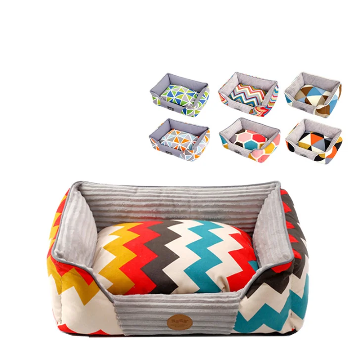

Winter Pet Bed Warm Cat Nest Removable and Washable Dog Sofa Bed Labrador Teddy