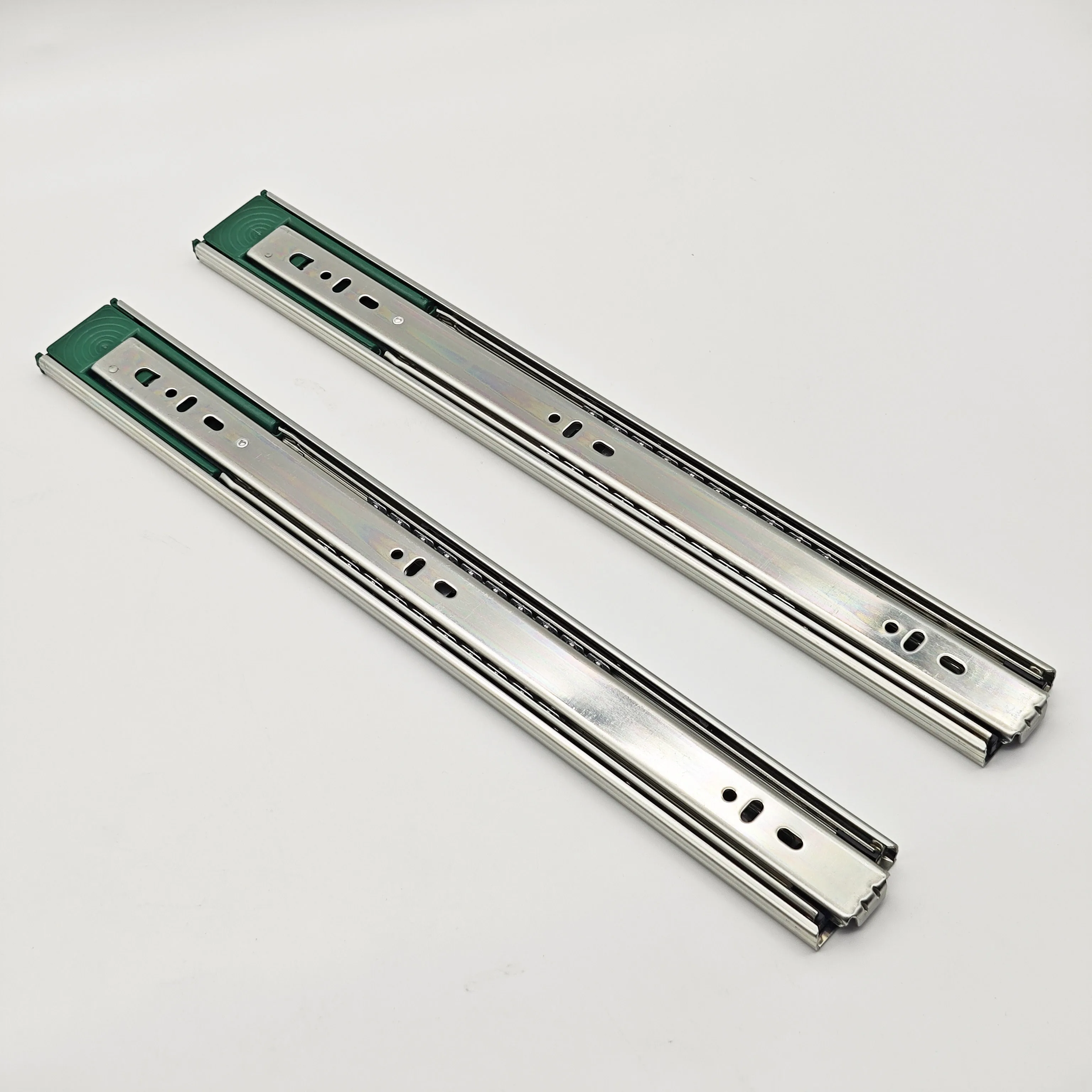 OEM Production Strong Carry Capacity 45mm Cabinet Ball Bearing Steel Drawer Slide Rails for Hotel