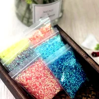 

2 g korea new hot colors PP straws tube beads in bulk AB metal bingsu buggl bead for slime kit accessories