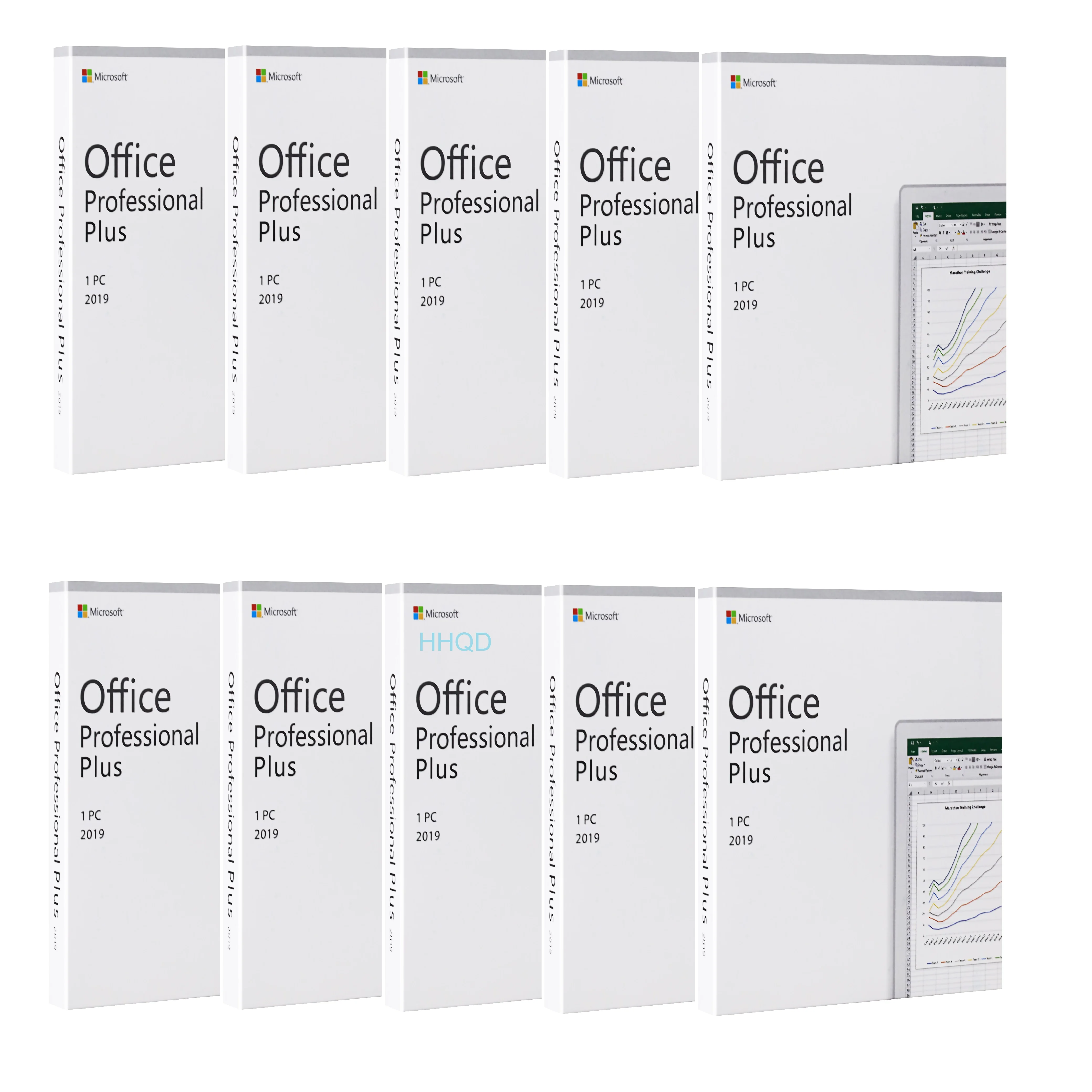 

MS Office Pro Plus 2019 Retail Box DVD Card code activation Lifetime Office professional plus 2019