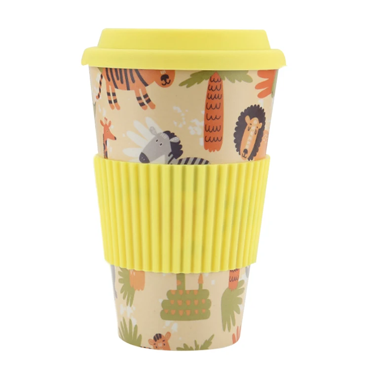 

eco drinking custom printed bamboo fiber coffee mug, Any pantone color