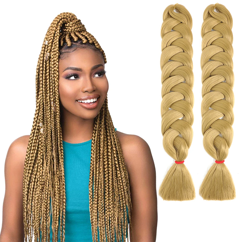 

Free Sample Hot 108 Colors Extensions for African Expression Ombre Pre Stretched Braids Jumbo Braid Synthetic Braiding Hair