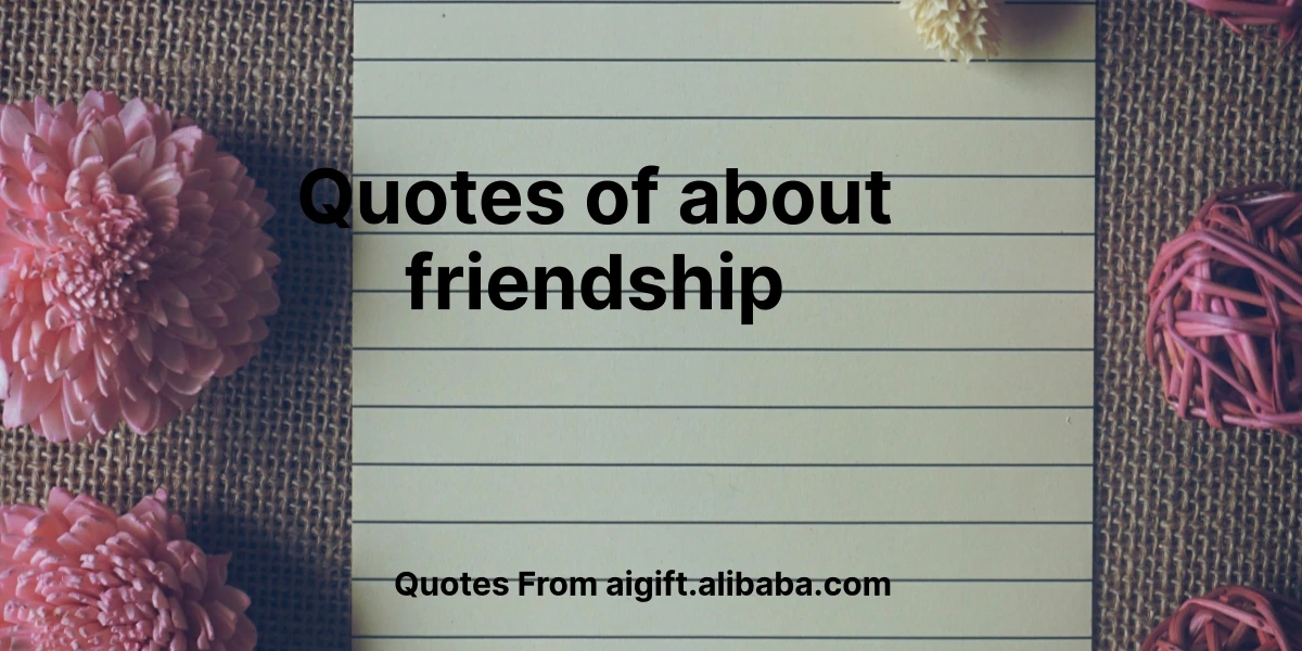 quotes of about friendship