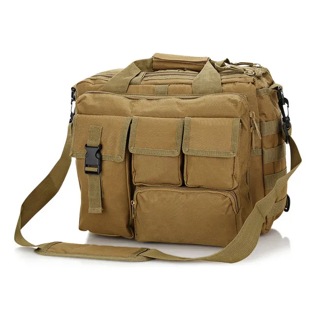 

Multifunction Military Tactical Shoulder Bag Nylon Messenger Bag Laptop Briefcase Outdoor Climbing Hiking Hunting