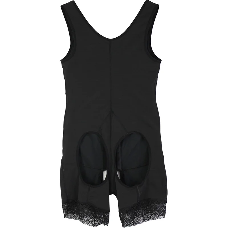 Hip Enhancer Black Sleeveless Bodysuit Lingerie Transgender Female