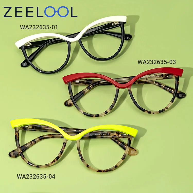 

Zeelool Wholesale Cateye acetate eyewear optical frames eyeglasses eyeglass optical frames