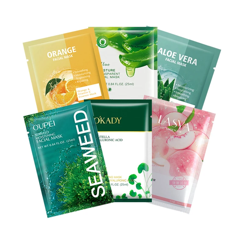 

Private Label Organic Skin Care Beauty Moisturizing Nourish Mascarillas Facial Skin Hydrating Serum Facial Sheet Mask