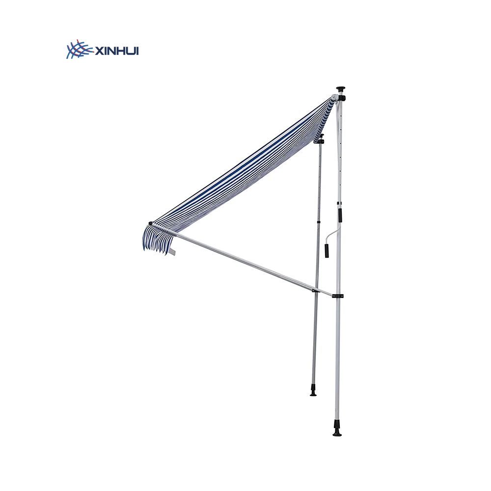 

2020 new design 180gsm polyester stripe sun protection balcony awning