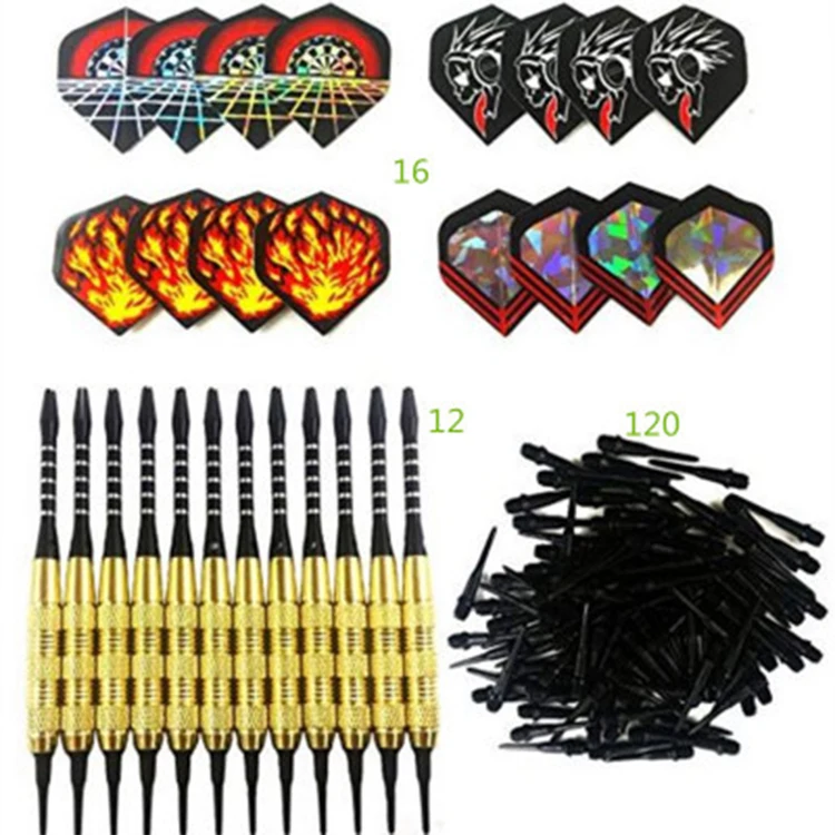 

wholesale 12pcs Professional Stainless Steel Tip Darts Set, Silver/golden