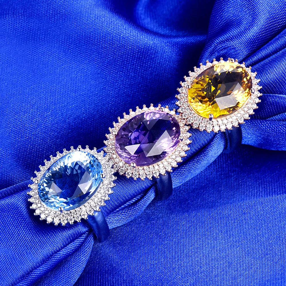 Ska Sterling Silver 925 Jewelry Natural Semi Precious Stones Jewelry