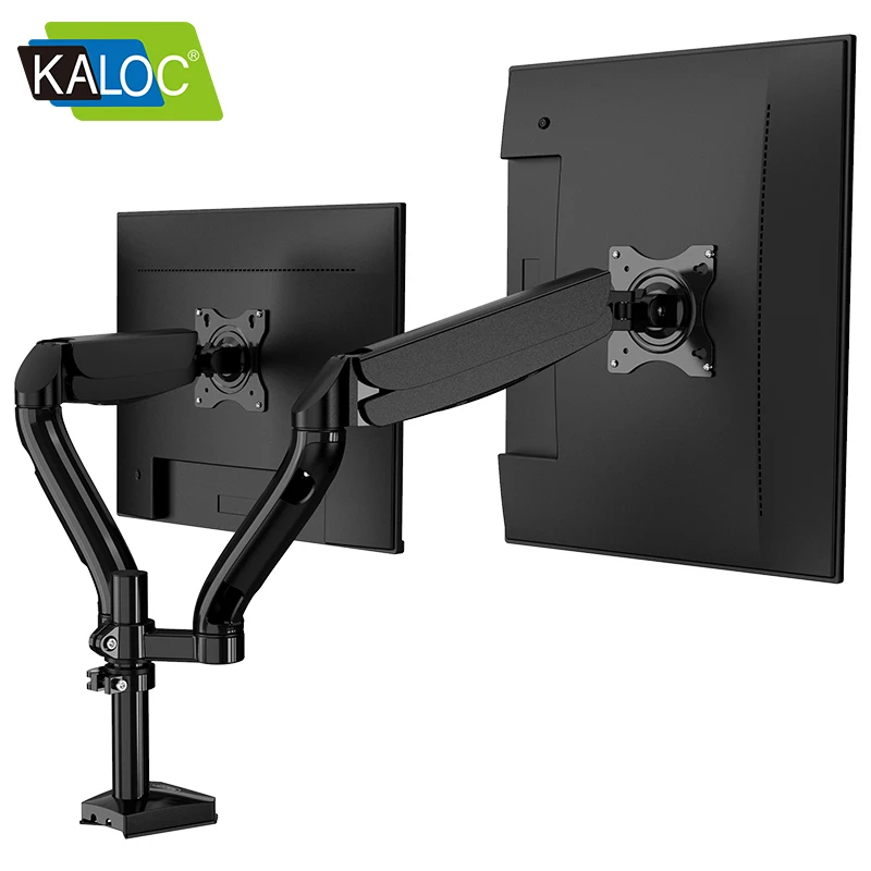 

Dual Stand with Double Computer Monitor Arm Desk Mount Lcd Monitor Wall Holder, Commission