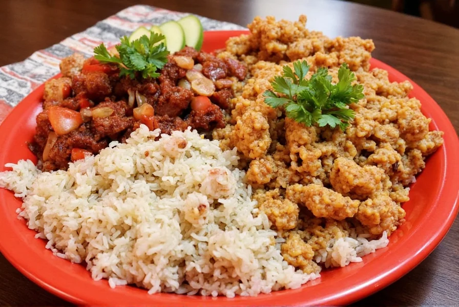 Celebratory Cajun and Creole meal spread