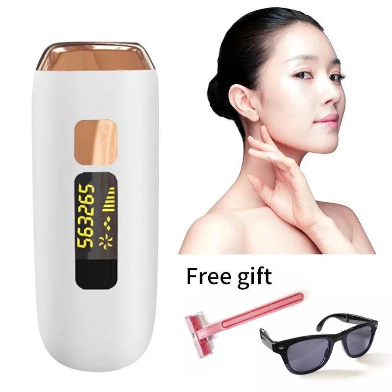 

amazon high quality home use ipl hair removal painless and safety laser hair removal, Pink gray