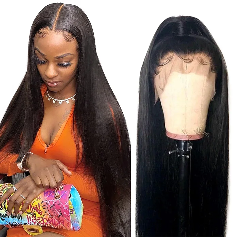 

Glueless 40 inch HD Lace Front Wig HD Transparent Natural Brazilian Human Hair Wigs Hd 13x4 Lace Frontal Wigs For Black Women