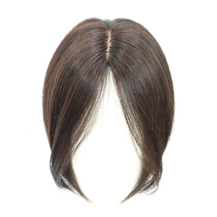 

BQ Silk Base Top Women Hair piece For hairless Human Hair Topper Extensions