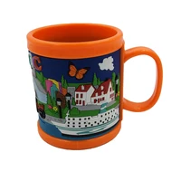 

Travel Souvenir 3D Rubber Soft Pvc Kids Mug With Personalized Names