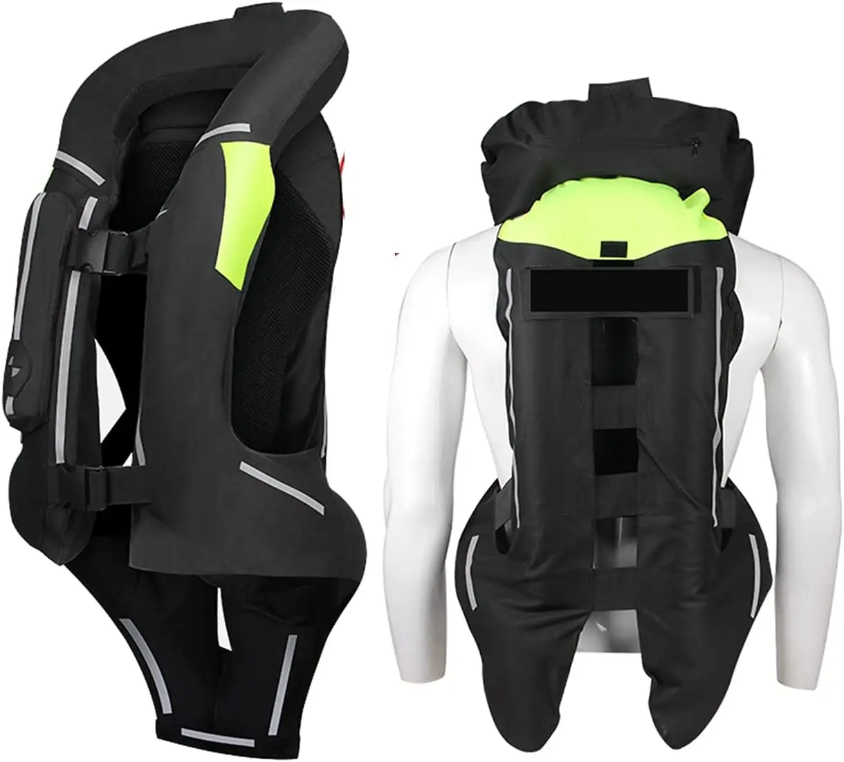 

The latest Inflatable Airbag Riding jacket Protection Motorcycle Airbags Vests Jackets and Race Suits With CE Back Protector, Black or as the customers' requirement