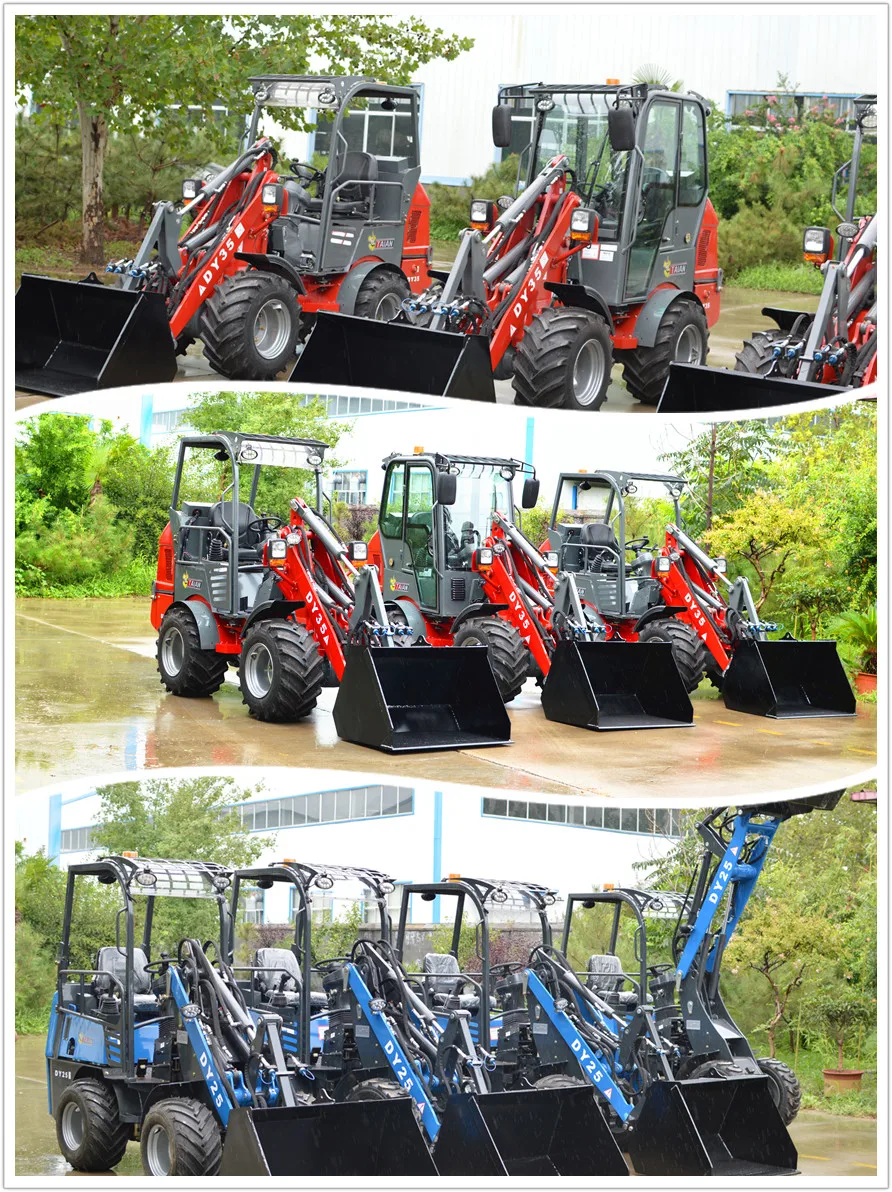 4WD 800kg Articulated Front End Shove Loader ,weidemann Style Mini ...