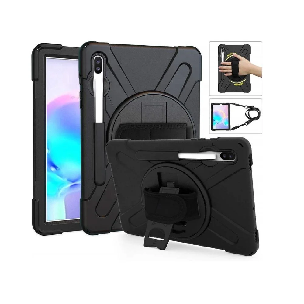 

MoKo Shockproof Heavy Duty Bumper with Shoulder Strap for Samsung Galaxy Tab S6 10.5 Case SM-T860 T865 2019