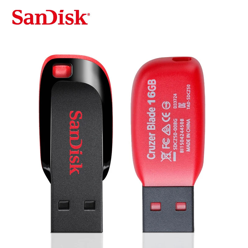 

Wholesale SanDisk CZ50 USB Flash Pen Drive 16GB 32gb 64gb 128gb usb2.0 pendrive flash disk