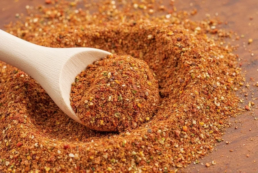 Jars of dry jerk seasoning arranged in a row