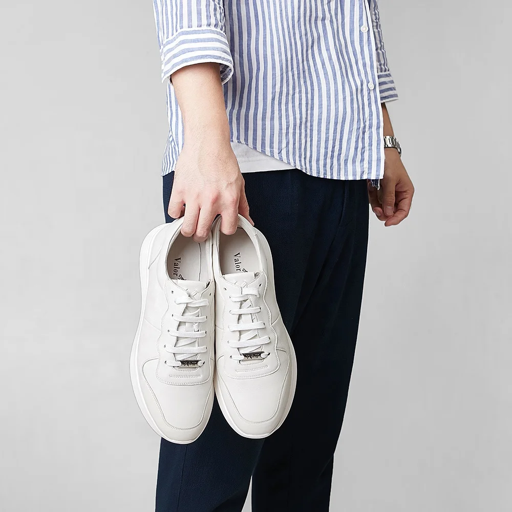 
latest high quality genuine cow leather breathable insole soft rubber outsole leather casual shoes for men 