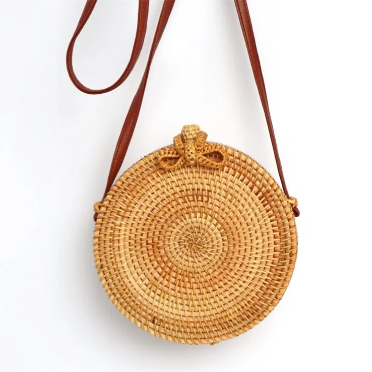 

Straw Handmade Handicraft Corss Body Stylish Second Casual Fantezi Side Small Hand Bag Women For Girls