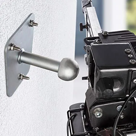 

Wall Mounted Bike Rear Carrier Trailer Long Design Towing Hitch, Black, white, silver or custom