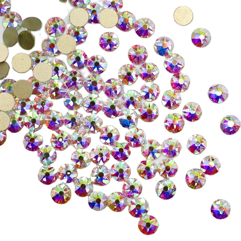 

Paso Sico High Quality 16 Cuts Flatback Non Hot Fix Strass for Dress Decoration