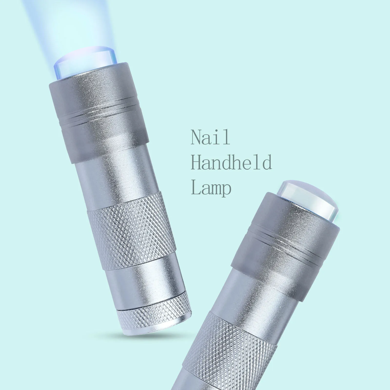 

Handheld Nail Art UV Press Light UV Lamp With Jelly Silicone Nail Art Stamper For Nail Dryer Gel Polish Quick Dry Lamp, Picture