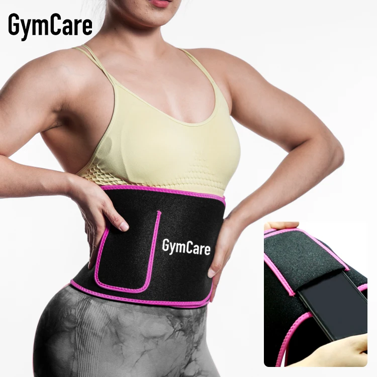 

Adjustable Neoprene Slimming Sweat Waist Trimmer Belt Support with Pocket Opp Bag Unisex Light Weight Customized Logo Accept, Customized color