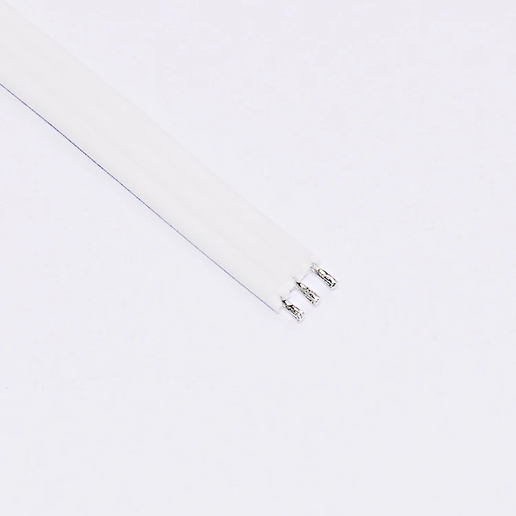 3 Core Fep Flexible Flat Cable Aluminum Foil Shielded Copper Mesh