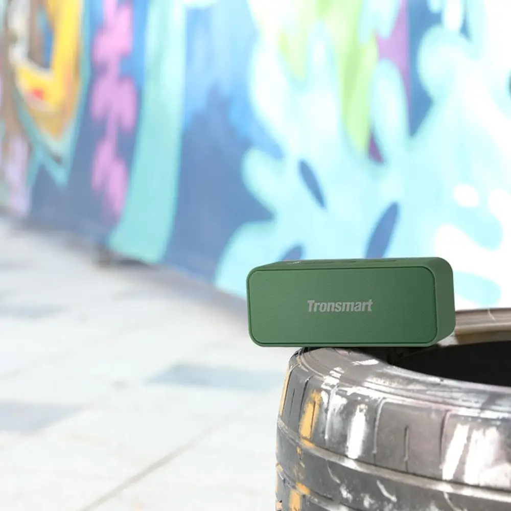 Tronsmart Element T2 Plus Portable Bluetooth 5.0 Speaker IPX7 Waterproof NFC Speakers 15H Playtime with Voice Assistant - ANKUX.COM