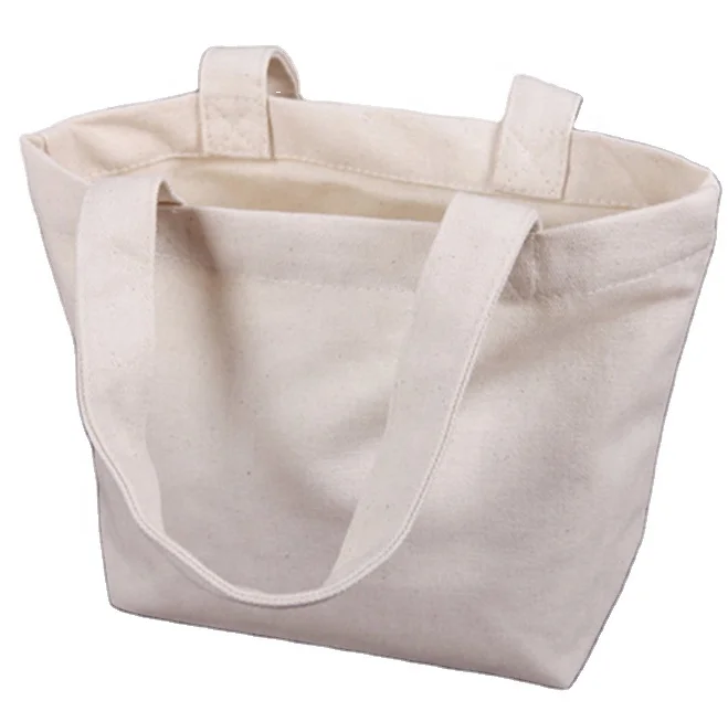 

cotton canvas fabric muslin tote bag with custom logo printed Reusable Washable Grocery Shopping Bags, Customized color