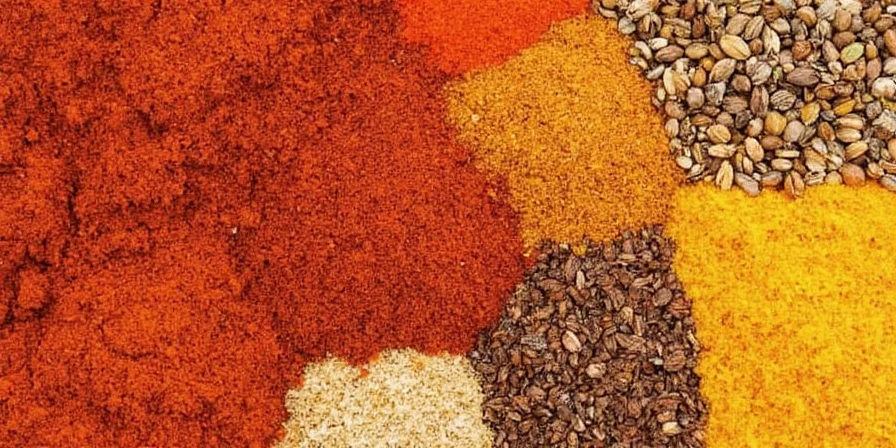 Step-by-step photos of homemade berbere preparation