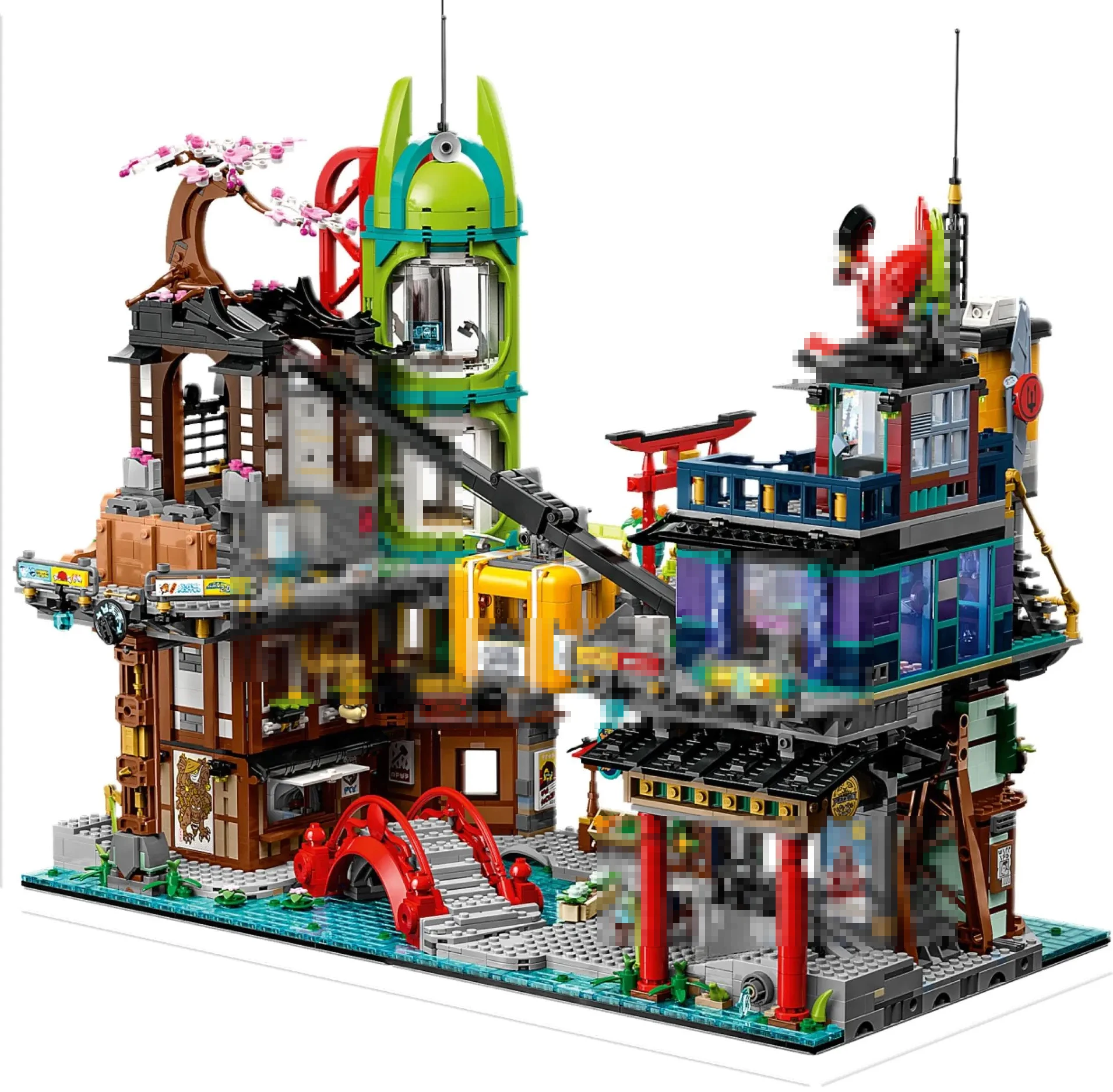 

Ninjago City Markets 90050 Garden Headquarters Building Boys' Difficulty Puzzle Assembly Block Toys.