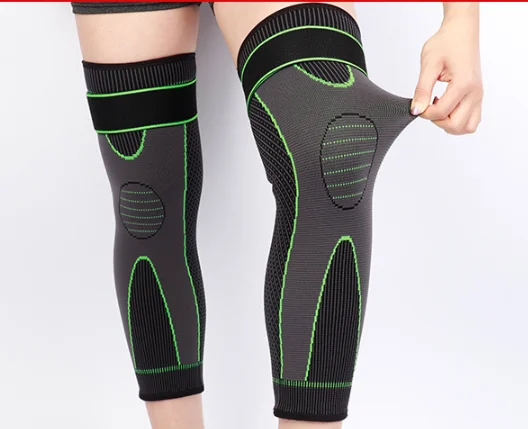 

360 Strong Full Leg Compression Knee Support With Strap For Man, Green ,red .orange