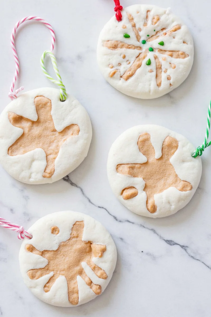 Personalized Handprint Ornament with Glitter
