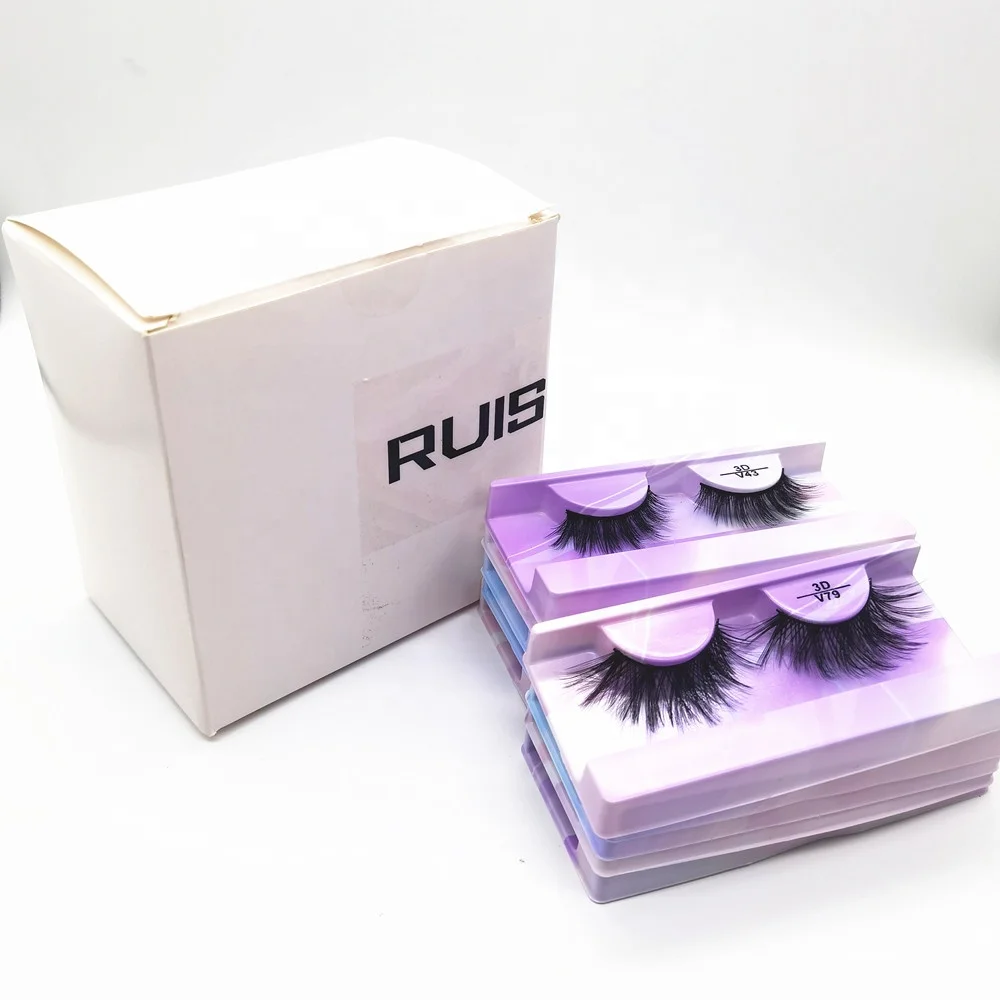 

Professional Eyelashes Vendor Silk Lashes With Color Pallet Vegan Bulk Lashes